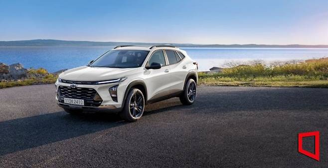 트랙스 크로스오버 모카치노 베이지 모델. 쉐보레