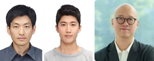 왼쪽부터 김성헌 아주대 교수(교신저자), 현정훈 박사 (제1저자), 김용관 KAIST 교수(교신저자). 아주대학교