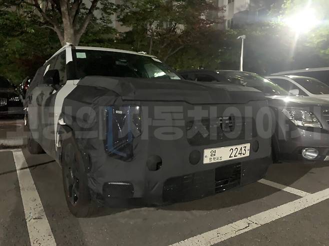 사진 : 기아 텔루라이드 풀체인지 X-프로 테스트카 (출처=고딩의 자동차이야기)