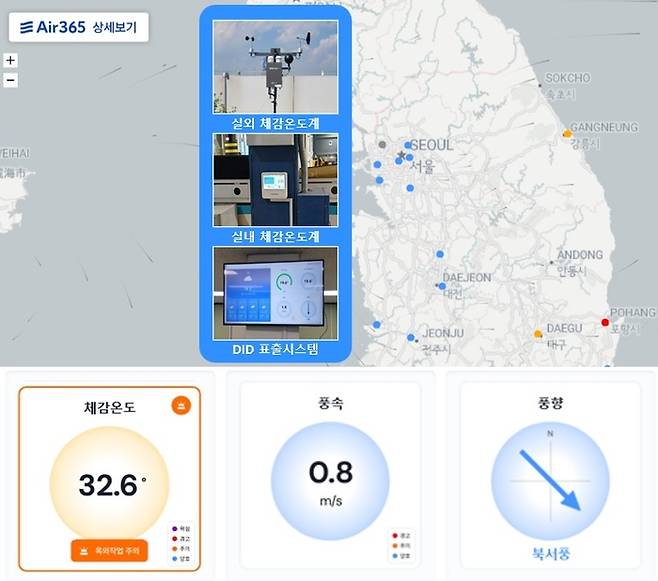케이웨더의 폭염 대비 기후리스크 관리 솔루션.