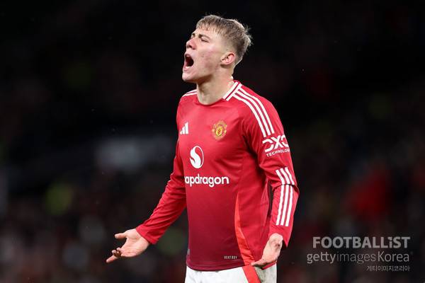 라스무스 호일룬(맨체스터유나이티드). 게티이미지코리아