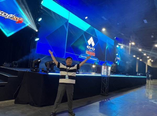 에보 대회에서의 강명구 선수