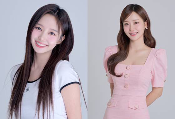윤수빈 아나운서(좌)와 함예진 아나운서
