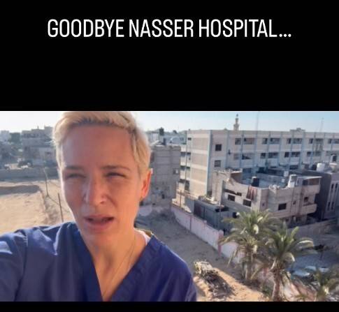 지난달 1일 새벽 빅토리아 로즈 박사가 가자지구에서 마지막 영상을 찍어 3일 소셜미디어에 올렸다. @rosieplasticsurgeon 갈무리