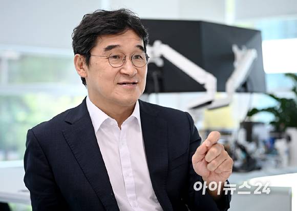 유태준 마음AI 대표가 9일 경기도 판교 마음AI 사옥에서 아이뉴스24와 인터뷰를 하고 있다. [사진=곽영래 기자]