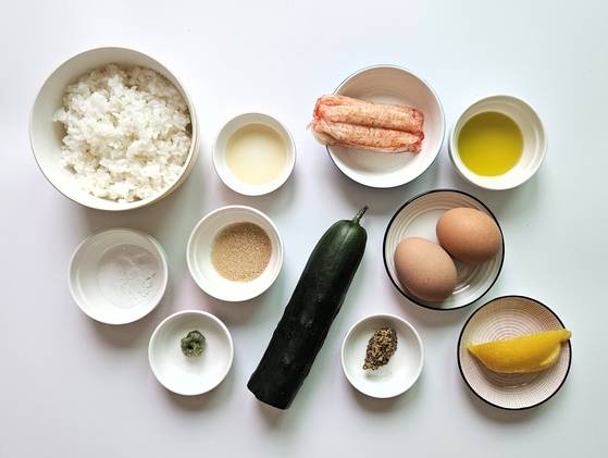 오이룔 초밥의 재료. 사진 신혜원