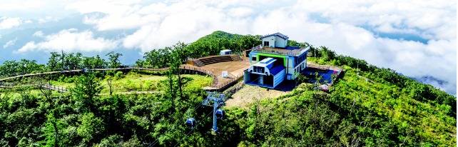 가리왕산 케이블카 일출 및 운해