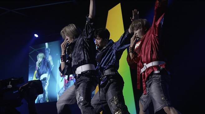 Big Ocean JJ performs its new single "Bucket Hat" at the UN's "AI for Good Global Summit" held in Geneva on Wednesday. (Parastar Entertainment)