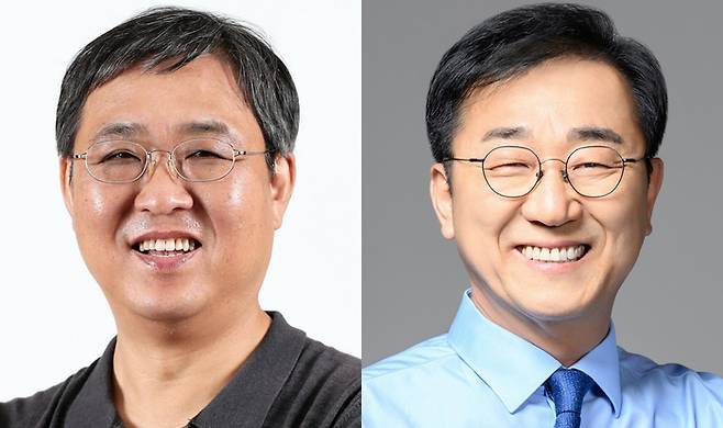 대통령실은 11일 이재명 대통령이 신임 문화체육관광부 장관 후보자에 최휘영 놀유니버스 대표이사(왼쪽)를, 국토교통부 장관 후보자에 더불어민주당 김윤덕 의원을 지명했다고 강훈식 대통령비서실장 브리핑을 통해 밝혔다. [사진 = 연합뉴스]