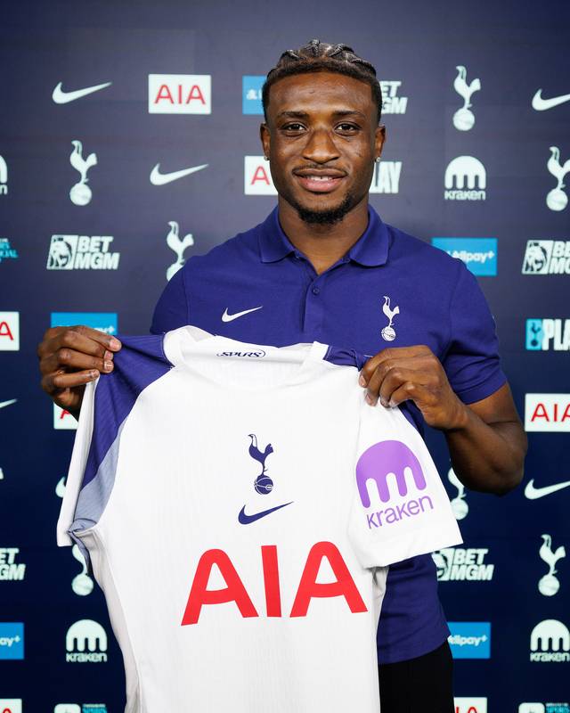 토트넘 홋스퍼로 이적한 모하메드 쿠두스. 토트넘 홋스퍼 SNS