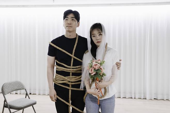 가극 ‘부부이야기’로 호흡을 맞추는 베이스 바리톤 한혜열, 소프라노 이상은 [오푸스 제공]