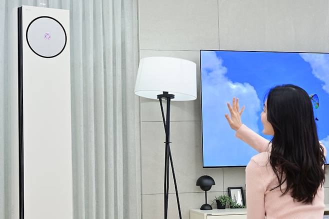 [서울=뉴시스] LG전자 휘센 AI 에어컨. (사진=LG전자) 2025.03.09 photo@newsis.com *재판매 및 DB 금지 *재판매 및 DB 금지