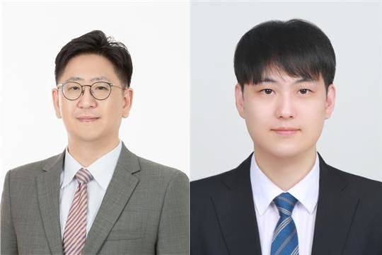 고려대 신소재공학부 송현철 교수(왼쪽, 교신저자), 한국과학기술원(KIST) 김현수 박사(제1저자). (사진=고려대 제공) *재판매 및 DB 금지