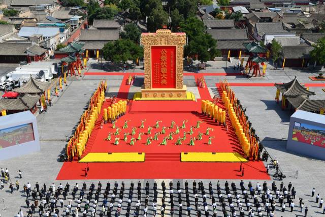 6월 21일 중국 간쑤성 톈수이시에서 역사속 삼황으로 추앙받는 복희를 기리는 '복희대전'이 진행되고 있다.