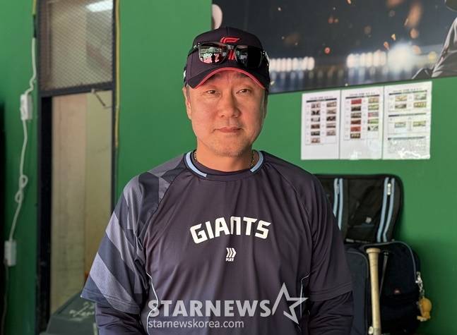 롯데 김상진 퓨처스 투수코치. /사진=양정웅 기자