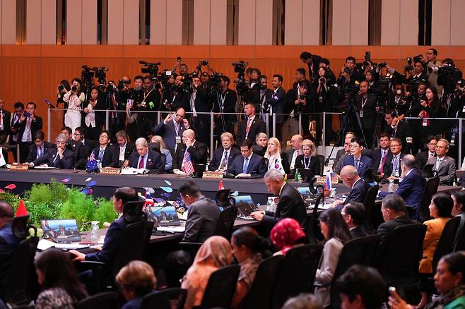 EAS 외교장관회의 모습 [외교부 제공. 재판매 및 DB 금지]