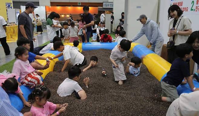 12일 제주국제컨벤션센터에서 열린 '제7회 농촌융복합산업 제주국제박람회- 푸파페 제주' 현장. ⓒ제주의소리