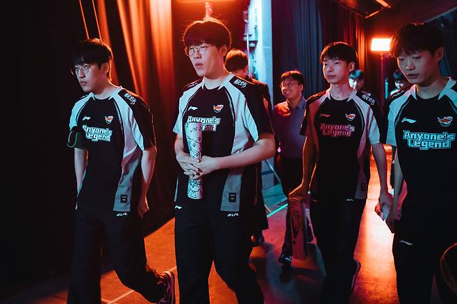 2025 MSI 출전 중인 애니원즈 레전드. 사진 | 라이엇 게임즈
