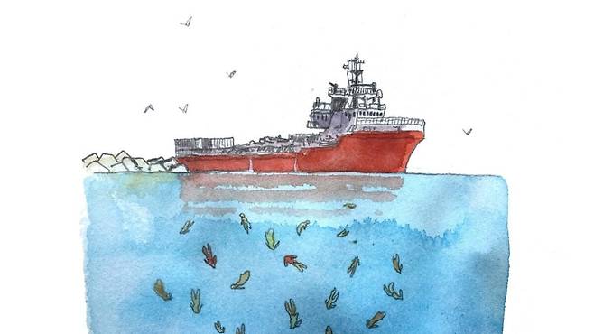 저자는 지중해를 항해하는 난민 구조선에 1년 동안 동승했던 탐사보도 기자로, 자신의 경험을 스케치북에 그림으로도 남겼다. 그 결과 목숨을 걸고 지중해를 건너는 난민의 현실이 섬세한 일러스트로 탄생했다. 바람북스 제공