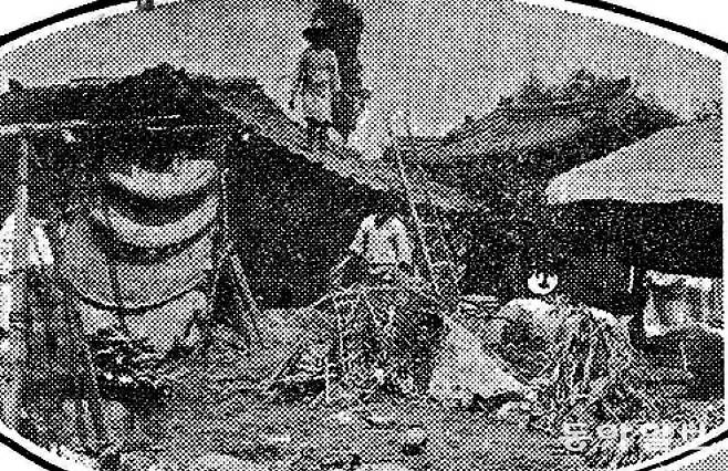 1925년 7월 15일 자. 수해를 당한 이촌동 주민들