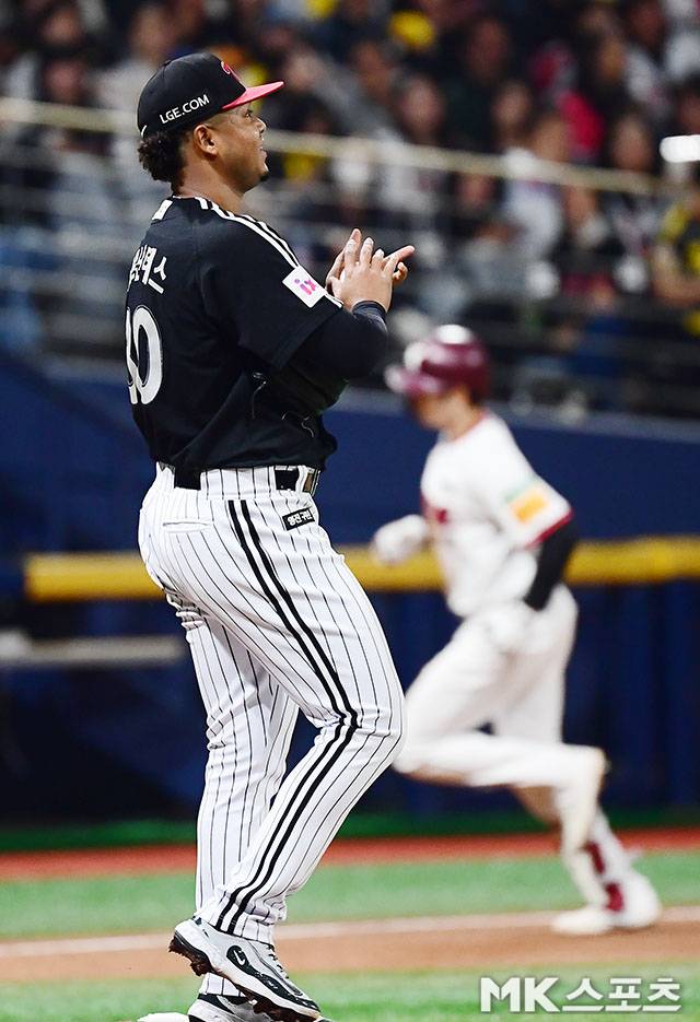 에르난데스는 전반기에 고전을 면치 못했다. 사진=김영구 기자