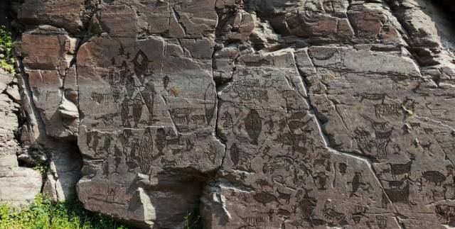 울주 대곡리 반구대 암각화. 사진 제공=국가유산청