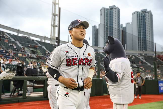 2023년 KBO 퓨처스 올스타전에 출전한 윤준호. /사진=두산 베어스 제공