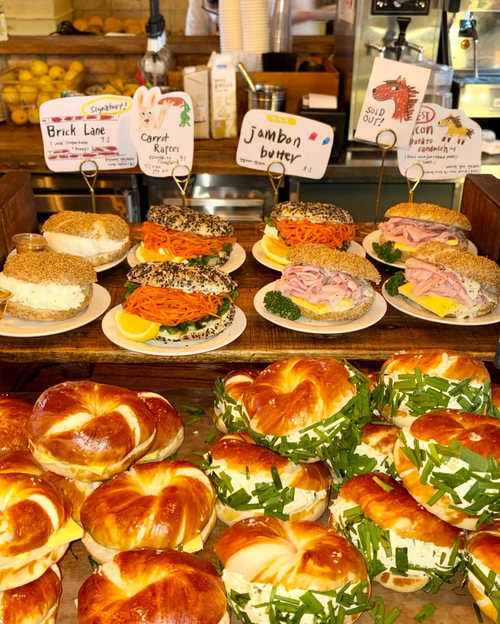 런던베이글뮤지엄 메뉴들. /롯데백화점 인천점 제공