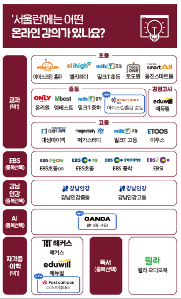 서울시가 '서울런 하반기 운영계획'을 발표하고, 맞춤형 교육복지 플랫폼으로의 본격적인 전환에 나선다. /서울시