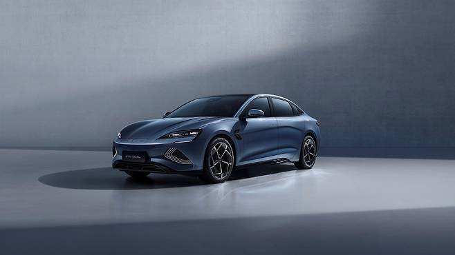 BYD’s mid-sized sedan Seal, set to launch in South Korea this year. /BYD Korea