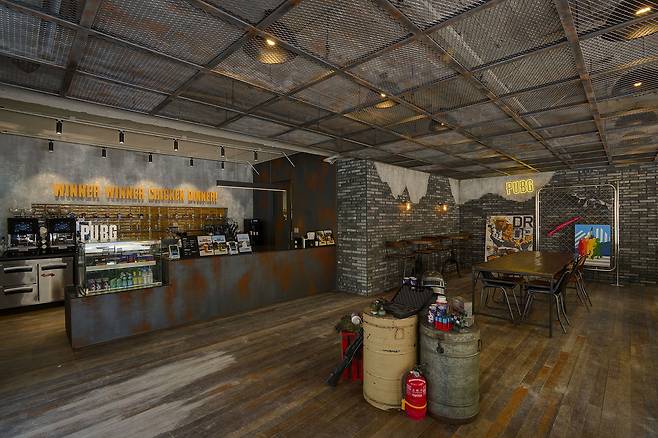 PUBG Cafe in PUBG Seongsu (Krafton)