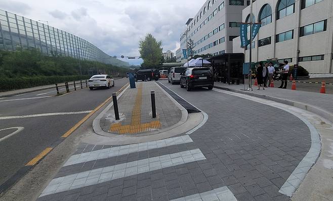 아산병원 불법 주정차 해소 후 현재