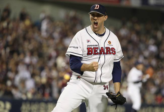 2019시즌의 두산 린드블럼. 연합뉴스