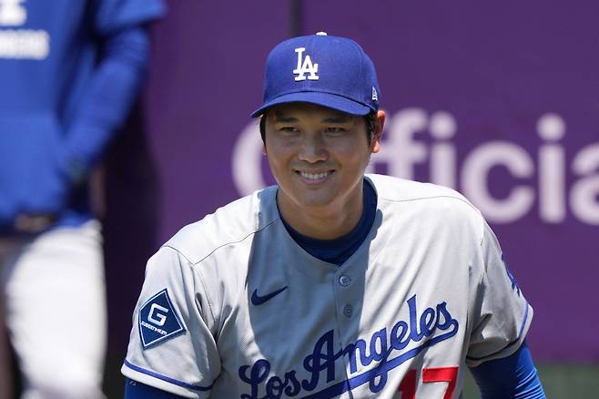 LA 다저스 오타니 쇼헤이가 13일(한국시간) 미국 캘리포니아주 샌프란시스코의 오라클파크에서 열린 2025 미국 메이저리그(MLB)에 선발 등판해 3이닝 1피안타 1볼넷 4탈삼진 무실점을 기록했다. 오타니의 시즌 평균자책점은 1.50에서 1.00으로 하락했다. Imagn Images 연합뉴스