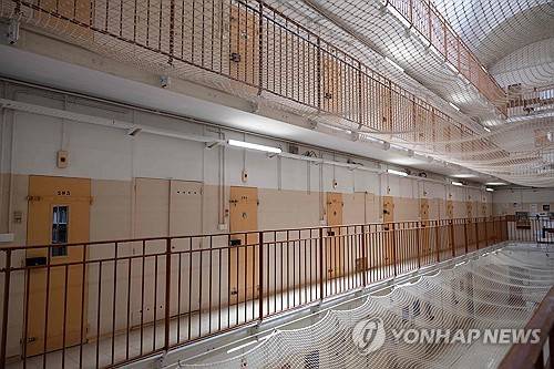 프랑스 교도소 내부 [AFP 연합뉴스 자료사진. 재판매 및 DB 금지]