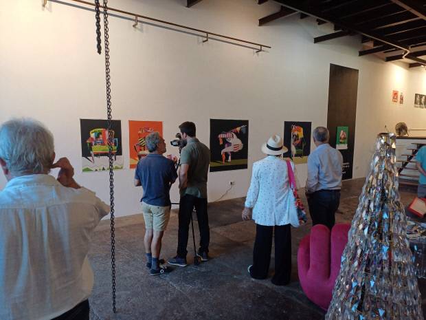 ‘2025 광주미술해외갤러리 초청전’이 15일부터 다음달 30일까지 스페인, 미국, 독일, 몽골에서 개최된다. 사진은 지난 2023년 열린 스페인 초청 전시 현장. 광주문화재단 제공