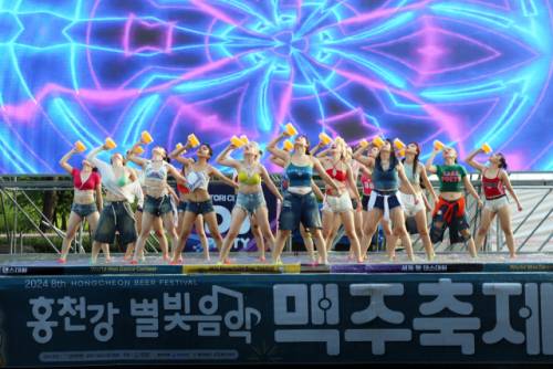 ◇지난해 개최된 제8회 홍천강 별빛음악 맥주축제.