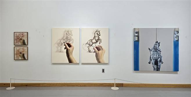 안동 송강미술관 특별기획전 ‘UNFOLD’ 전 모습. /송강미술관 제공