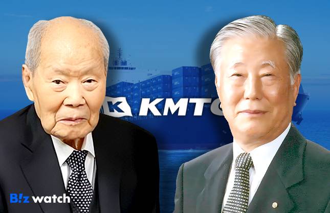 고려HC그룹 고 박현규 명예회장(오른쪽). 신태범 케이씨티시 회장.