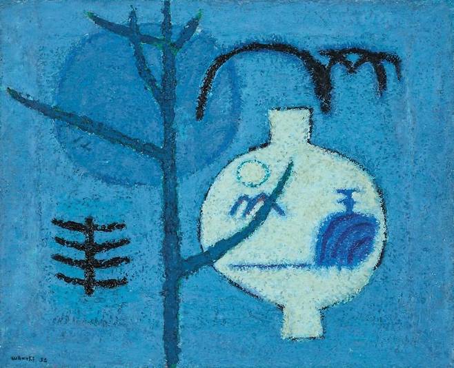 김환기 '항아리'(1958). 케이옥션