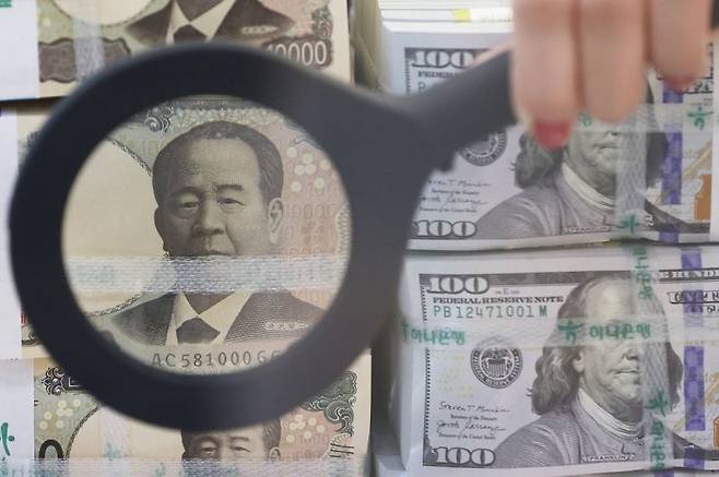 엔화와 달러. 연합뉴스