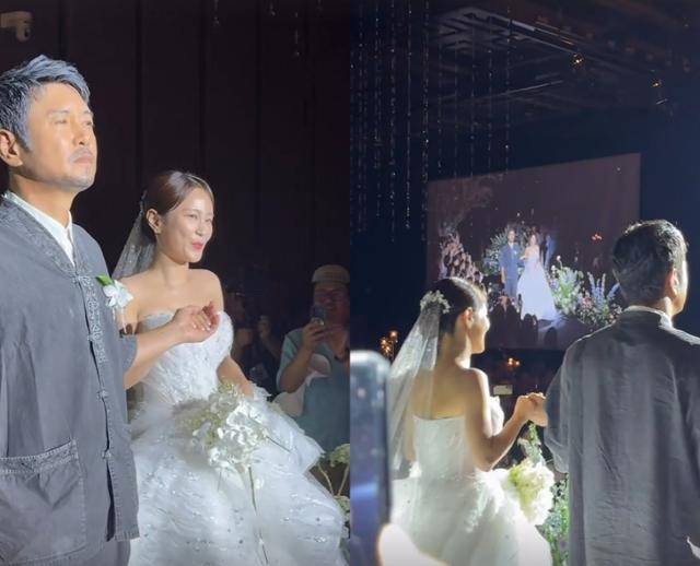 코미디언 김준호와 김지민이 3년간의 열애 끝에 부부가 됐다. 박성광 SNS