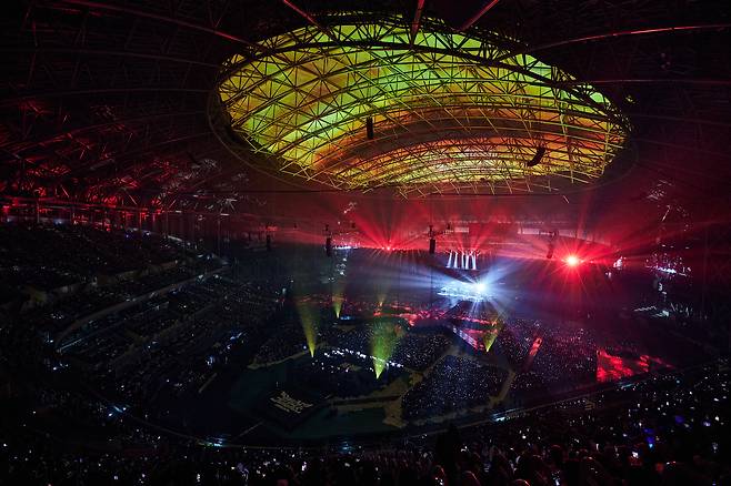 NCT Dream performs during its ″The Dream Show 4: Dream the Future,” at Gocheok Sky Dome in western Seoul, which ran from July 10 to 12. [SM ENTERTAINMENT]