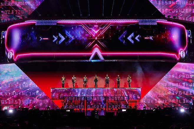 NCT Dream performs during its ″The Dream Show 4: Dream the Future,” at Gocheok Sky Dome in western Seoul, which ran from July 10 to 12. [SM ENTERTAINMENT]