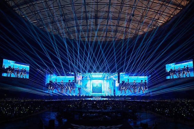 NCT Dream performs during its ″The Dream Show 4: Dream the Future,” at Gocheok Sky Dome in western Seoul, which ran from July 10 to 12. [SM ENTERTAINMENT]