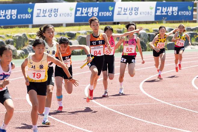 2025 교보생명컵 꿈나무 체육대회가 지난 12일 충청남도 서천군에서 육상 종목을 시작으로 한 달간 열전에 돌입했다. [교보생명]