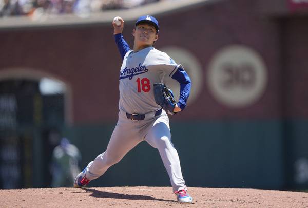 야마모토는 7이닝 무실점 호투했다. 사진= Getty Images/AFP= 연합뉴스 제공