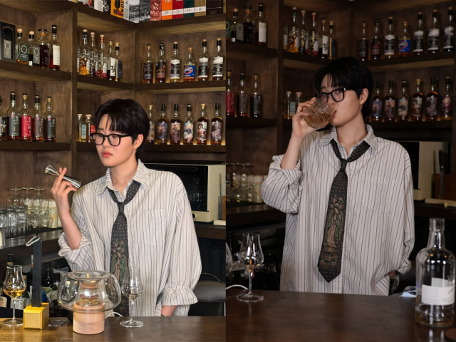 엄지윤이 '엄지훈'으로 변신했다./엄지윤 인스타그램