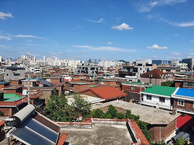 LH 공공재개발 시공사 선정까지 완료된 서울 성북구 장위동 장위9구역 일대. 민상식 기자