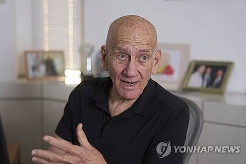 에후드 올메르트 전 총리 [AP=연합뉴스 자료사진 제공]